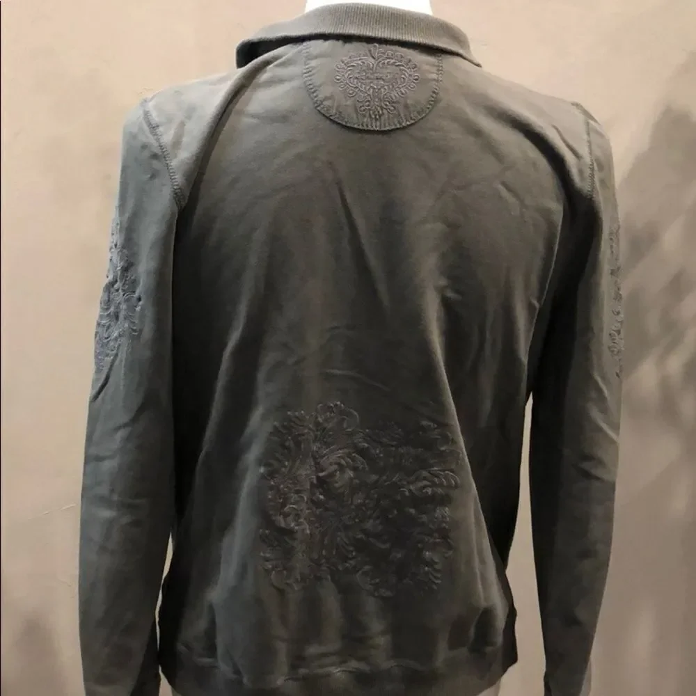 🧥 Vertigo Gray Zip-Up Jacket (Size XL)
